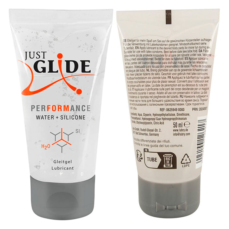 Just Glide Performance Hybrid-Gleitmittel - 50 ml