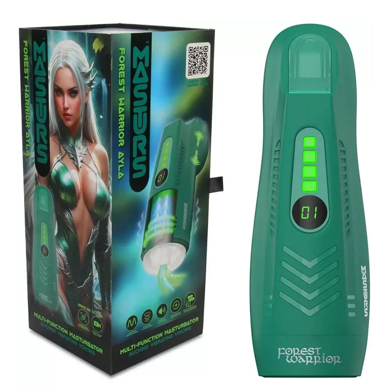 Masturbatore vibrante Masturs Fantasy Forest Warrior Ayla