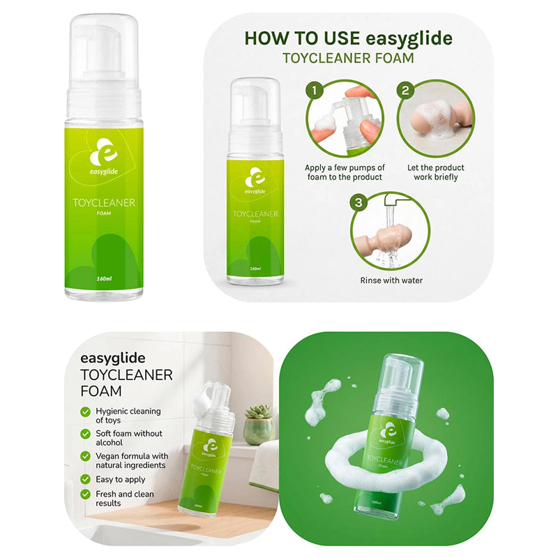 Mousse Nettoyante Sextoys Easyglide 160 ml