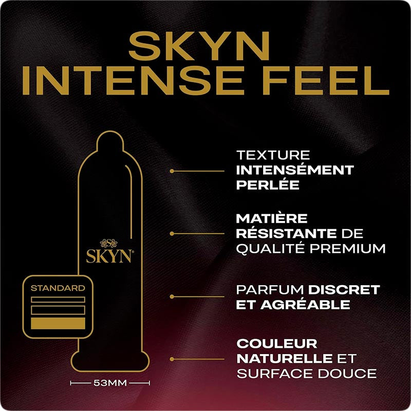 SKYN Intense Feel - 10 Préservatifs Texturés Sans Latex
