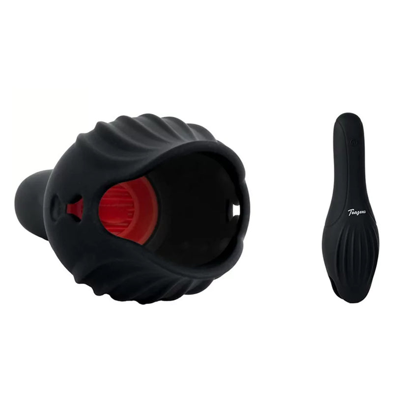 Stimulateur de gland à langue vibrante Teazers noir