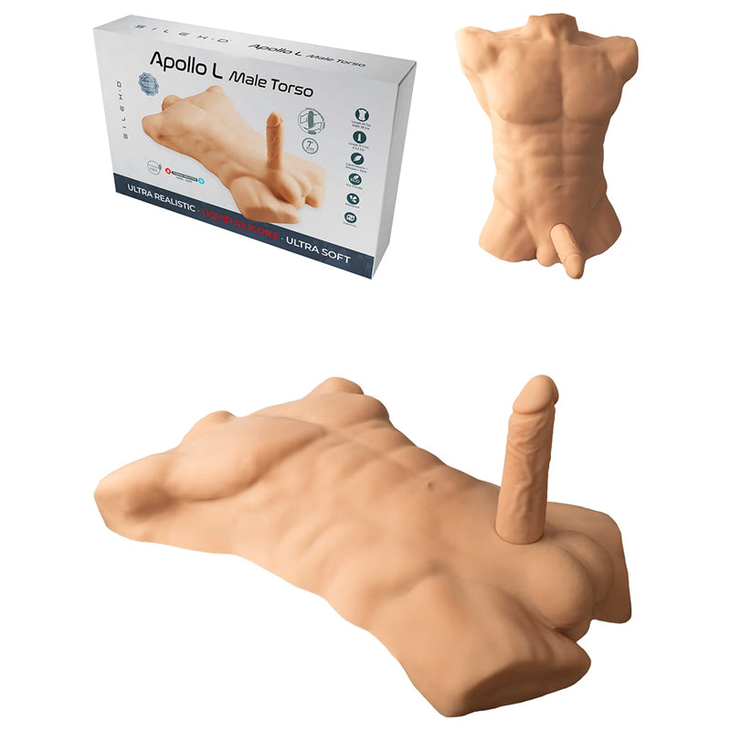 Torse Masturbateur Homme Réaliste Apollo L - Beige