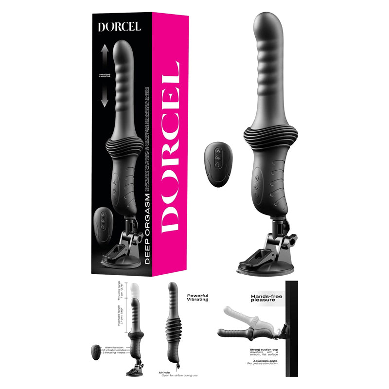 Vibratore riscaldante telecomandato Marc Dorcel
