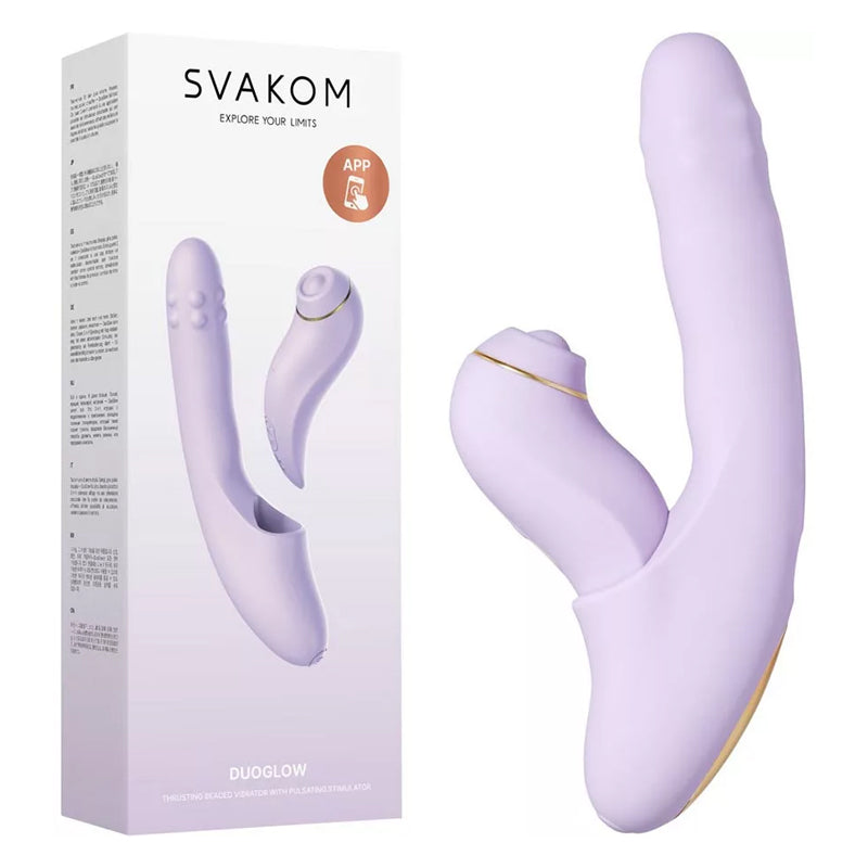 Vibromasseur double Svakom DuoGlow chauffant connecté