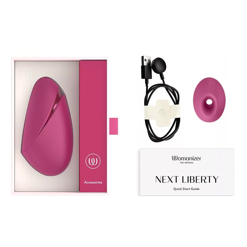 Womanizer Next Liberty - Stimolatore clitorideo rosa