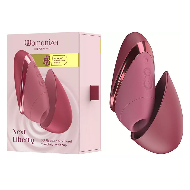 Womanizer Next Liberty - Stimolatore clitorideo bordeaux