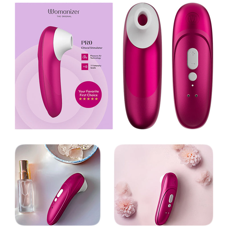 Womanizer Pro - Clitoral Stimulator Pink