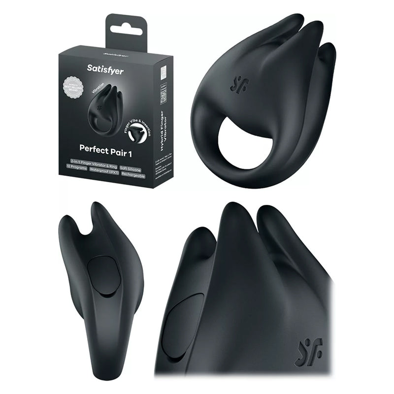 Satisfyer Perfect Pair 1 - Anneau et doigt vibrant