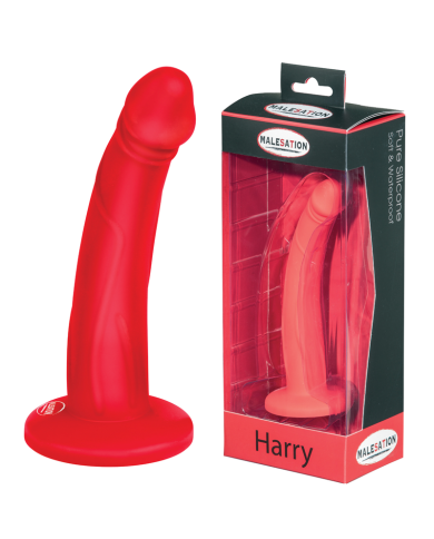 Silikon Dildo Harry Rot - Malesation