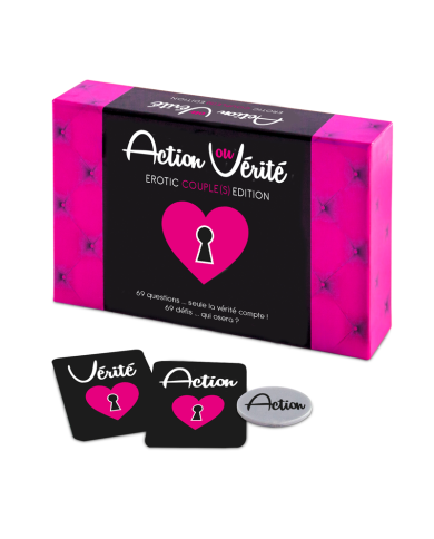 Action ou vérité (couples Edition) - Jeu coquin pour adultes Action ou vérité (couples Edition) - Jeu coquin pour adultes