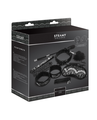 Kit de Soft Bondage (7 Pcs) - Steamy Shades Kit de Soft Bondage (7 Pcs) - Steamy Shades