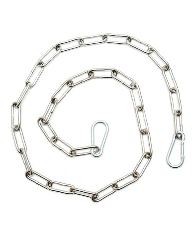 Catena saldata con 2 carabine ganci (1 m.)