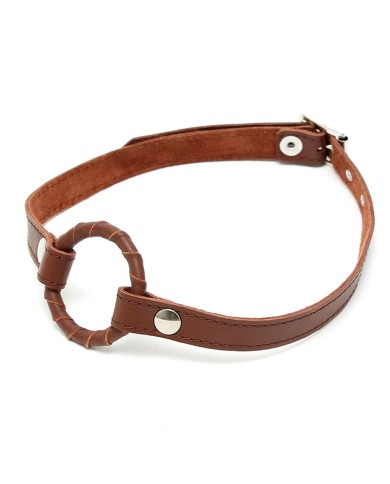 Bavaglio con O Ring Ø 5 cm Nero - Rimba