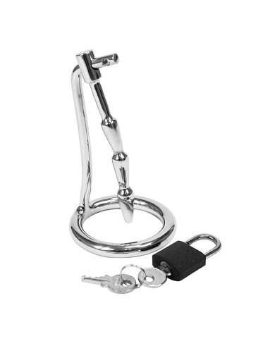 Penis Plug Chastity with padlock - Rimba