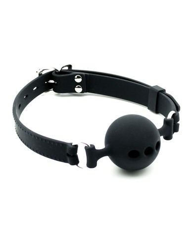Ball Gag in silicone con fori per la respirazione Ø 4.5 cm - Rimba