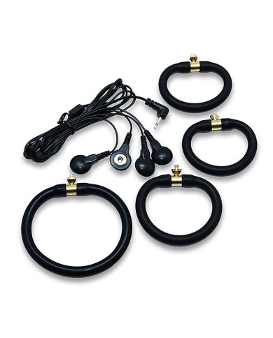 Electro silicone uni polar cock rings - Rimba