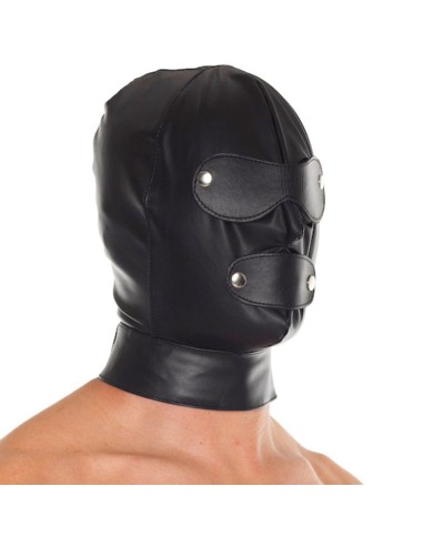 Leder BDSM Haube - Rimba