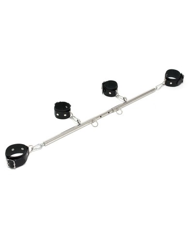 Adjustable spreader bar with 4 handcuffs - Rimba