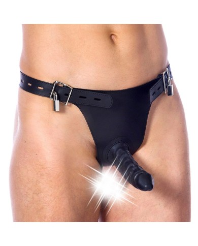 Chastity belt for man with hollow penis - Rimba