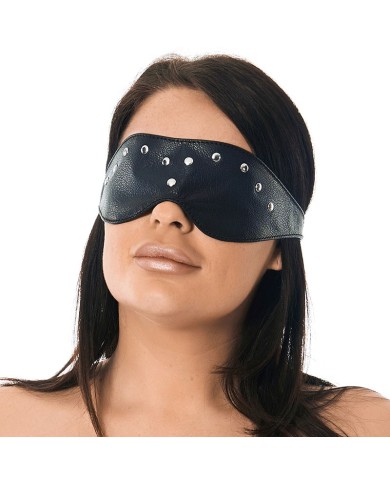 Masque BDSM en cuir avec rivets - Rimba Masque BDSM en cuir avec rivets - Rimba