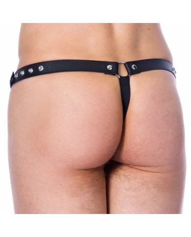 Leder-Herrenslip – Rimba