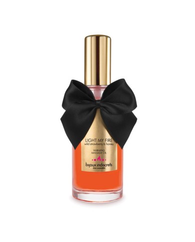 Wärmende Massageöl "Wild Strawberry" - Bijoux Indiscrets