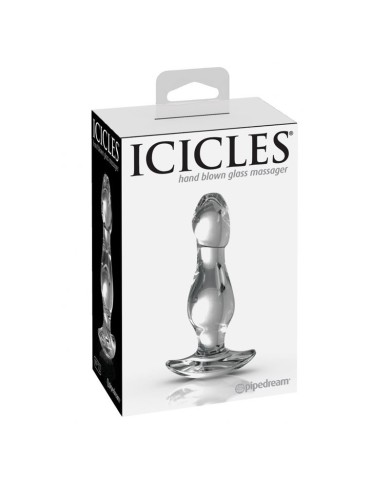 Plug anal en verre - Icicles N° 72