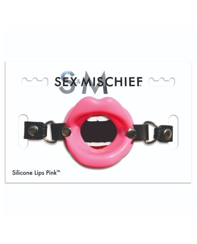 Ball Gag with Silicone Lips - S&M