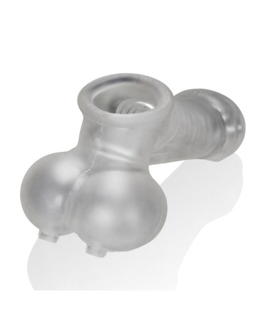 Oxballs Sackjack Wearable Jackoff trasparente - Gaina estensore del pene