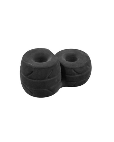 Penisring und ballring Fat Boy SilaSkin Schwarz Penisring und ballring Fat Boy SilaSkin Schwarz