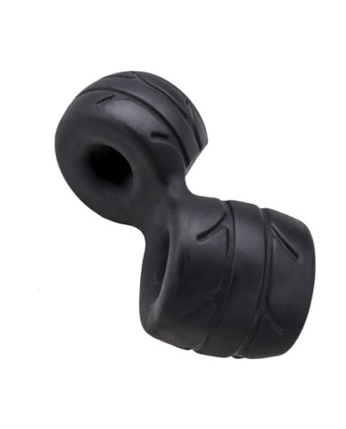 Penisring und ballring Fat Boy SilaSkin Schwarz Penisring und ballring Fat Boy SilaSkin Schwarz