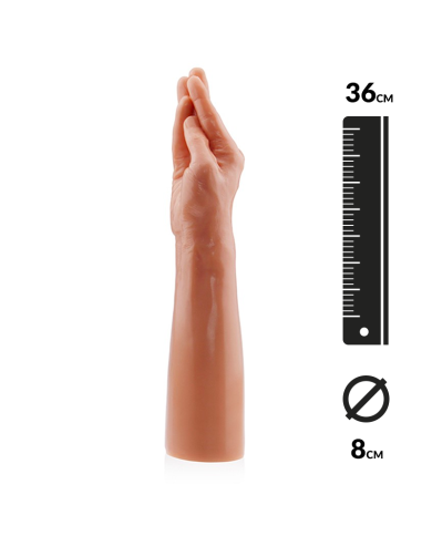 Riesendildo MAGIC HAND 36cm (flesh) - Rimba