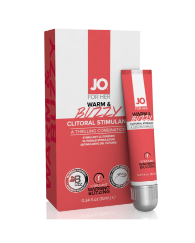 Klitoralen Gel Warm & Buzzy Original - System JO