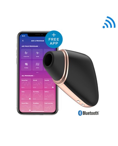 Vibratore clitorideo Love triangle black - Satisfyer