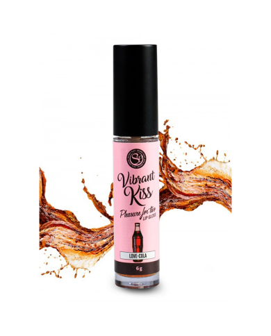 Gloss à fellation Vibrant Kiss (Cola) - Secret Play Gloss à fellation Vibrant Kiss (Cola) - Secret Play