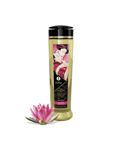 Huile de massage érotique - Shunga Lotus Doux
