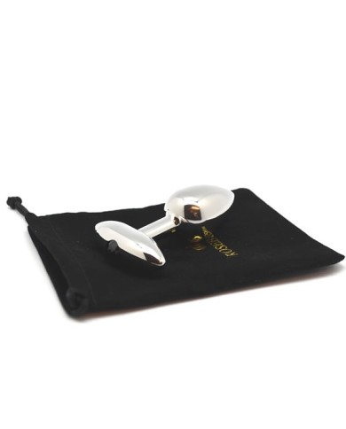 Plug anale Rosebuds Gemme Onyx M