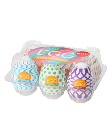 Egg Tenga assortiment (pack of 6). 
