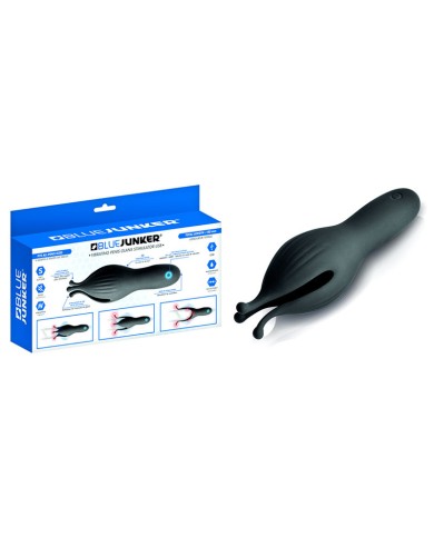 Blue Junker Masturbator - Vibrating Glans Stimulator