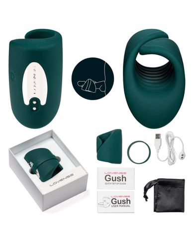 Glans massager and connected masturbator - Lovense Gush