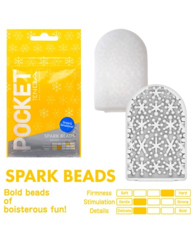 Masturbateur Tenga Pocket - Spark Beads