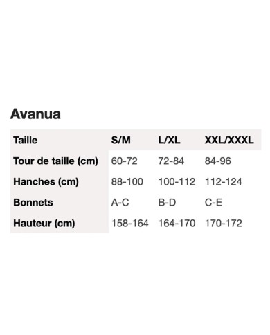 Babydoll & String Nadin (Bianco e nero) - Avanua Babydoll & String Nadin (Bianco e nero) - Avanua