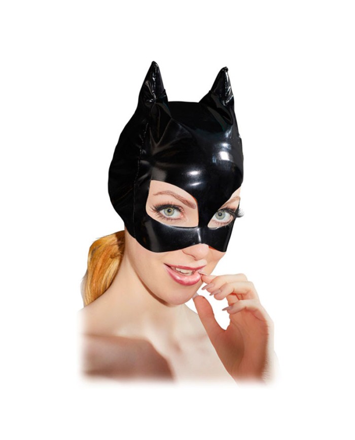 BDSM eye mask (faux leather) - Sexy Cat