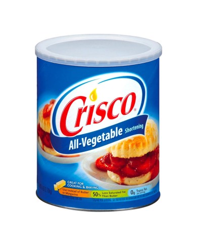 Crisco all vegetable 1360gr - Graisse pour pénétration anale