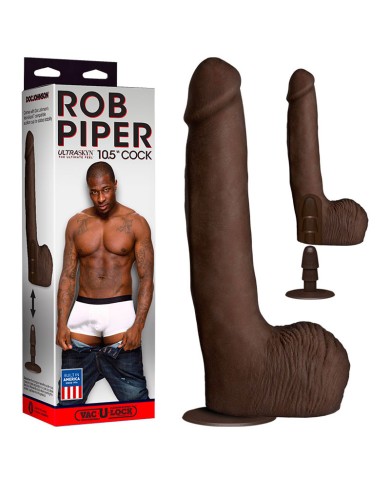 Realistic XXL Dildo Rob Piper XXL 27cm (Braun) - Doc Johnson
