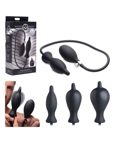 Plug anal gonflable Dark Inflator (11 cm) - Master Series Plug anal gonflable Dark Inflator (11 cm) - Master Series