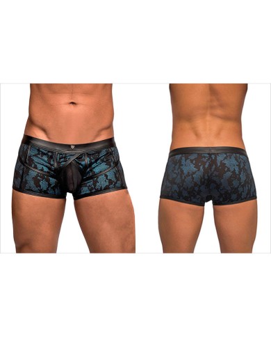 Black Sexy Boxer Strapped & Bound - Male Power Black Sexy Boxer Strapped & Bound - Male Power