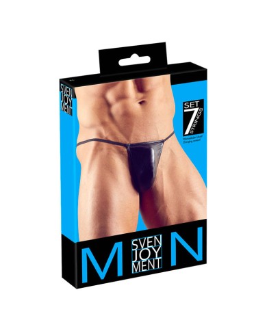 Sexy String Performance Microfiber Blau - Blue Line