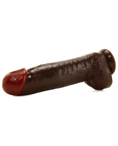 Dildo realistico "THE SUPER" 29cm (nero) - Captain Red