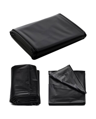 Lenzuolo con angoli impermeabile (180 x 220cm) nero - Nuru